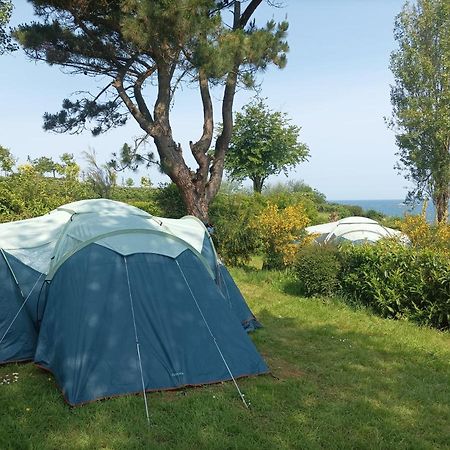 Tente 3 Chambres, Petit Camping Familial Vue Mer Plestin-les-Grèves Exteriér fotografie