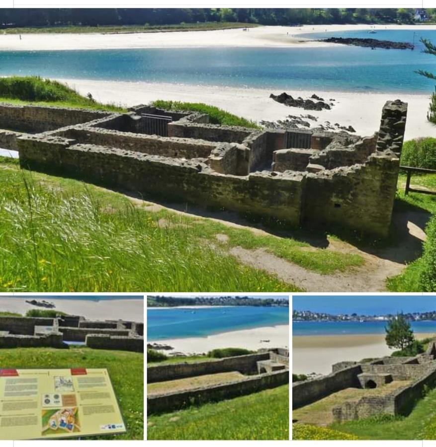 Tente 3 Chambres, Petit Camping Familial Vue Mer Plestin-les-Grèves Exteriér fotografie